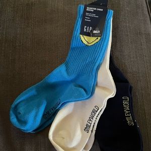 Gap men’s quarter crew soks, 3 pairs, S/M